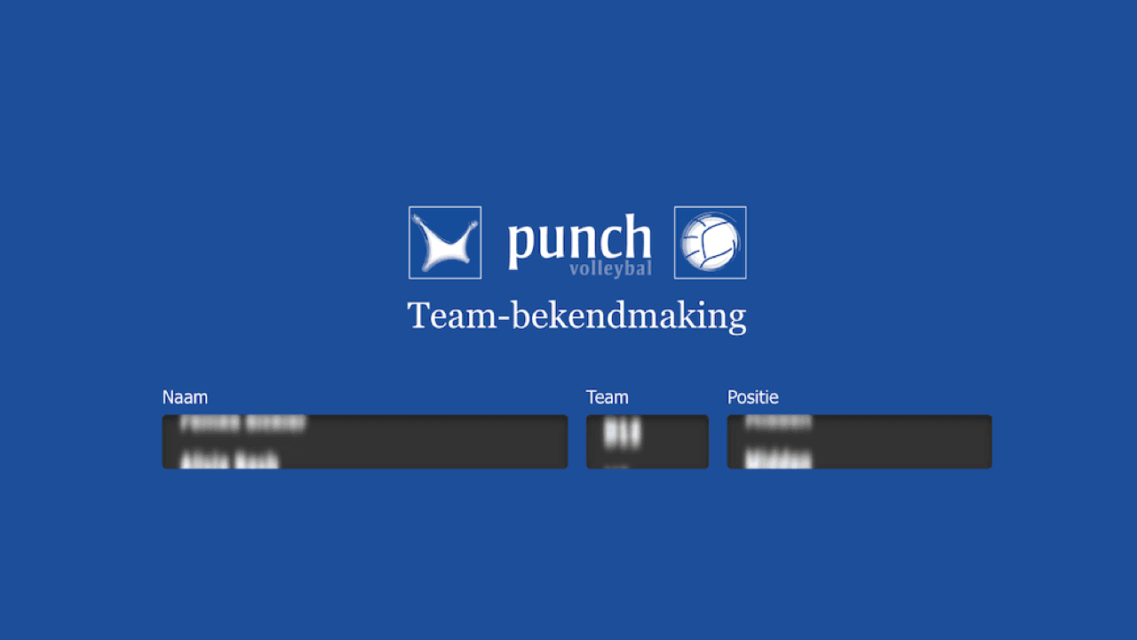 PUNCH Team Announcements